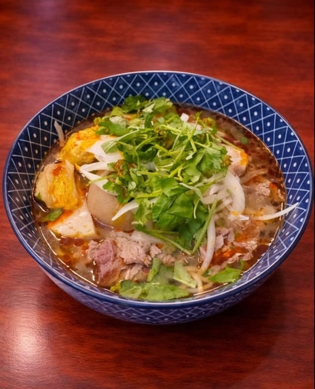 Spicy Beef Noodle.
